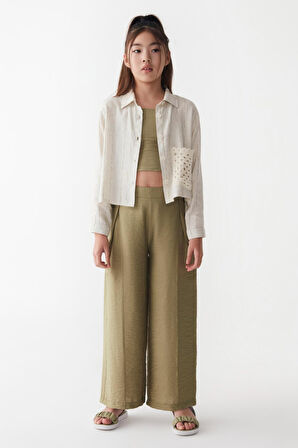 Nk Kids Arinna 3 Parça Kız Çocuk Gömlekli Takım