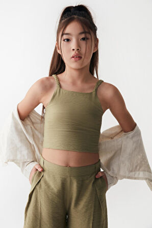 Nk Kids Arinna 3 Parça Kız Çocuk Gömlekli Takım