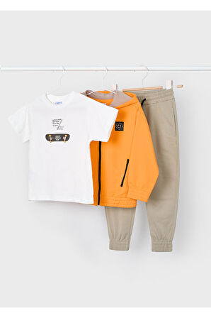 Mayoral Kapüşonlu 3'Parça Erkek Çocuk Eşofman Takımı_mnvs3881