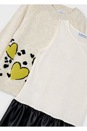 Mayoral 2'li Kız Çocuk Trikolu Elbise_mnvs4925 