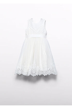 Mayoral Abel&Lula Dantel İşlemeli Kız Çocuk Elbise_mnvs5033