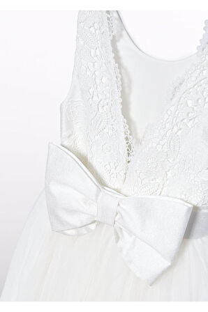 Mayoral Abel&Lula Dantel İşlemeli Kız Çocuk Elbise_mnvs5033