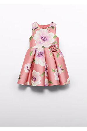 Mayoral Abel&Lula Çiçek Baskılı  Kız Çocuk Elbise_mnvs5069