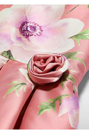 Mayoral Abel&Lula Çiçek Baskılı  Kız Çocuk Elbise_mnvs5069