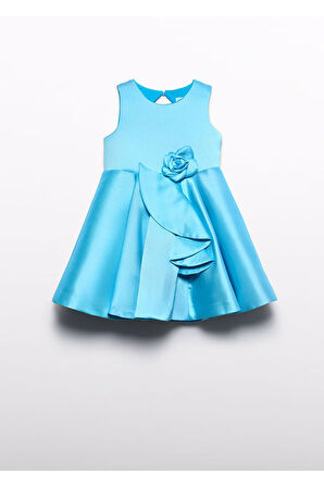 Mayoral Abel&Lula Çiçek Detaylı  Kız Çocuk Elbise_mnvs5070