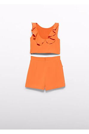 Mayoral Abel&Lula Krep Kız Çocuk Şortlu Takım_mnvs5232