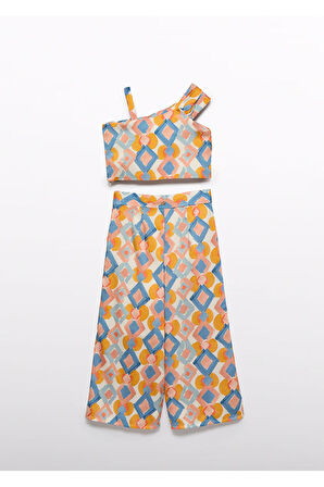 Mayoral Abel&Lula Crop Pantolon Kız Çocuk İkili Takım_mnvs5238