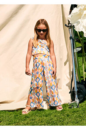 Mayoral Abel&Lula Crop Pantolon Kız Çocuk İkili Takım_mnvs5238