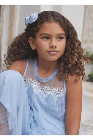 Mayoral Abel&Lula Piliseli Tül Pantolonlu Kız Çocuk Takım