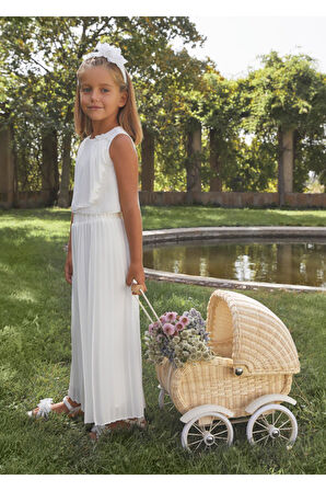 Mayoral Abel&Lula Piliseli Şifon Pantolonlu Takım