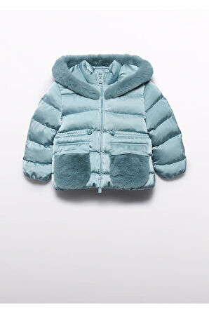 Mayoral Abel&Lula Kürk Detaylı Kız Çocuk Mont_mnvs5849