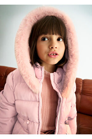 Mayoral Abel&Lula Kürk Detaylı Kız Çocuk Mont_mnvs5849