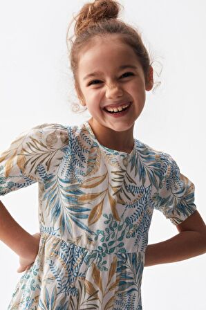 Nk Kids Başak Kısa Kollu Kız Çocuk Elbise