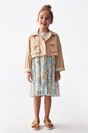 Nk Kids Başak Kısa Kollu Kız Çocuk Elbise