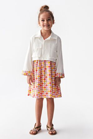 Nk Kids Colorful Kız Çocuk Elbise