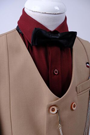Doctor Junior Erkek Çocuk Yelek Pantolon Fit Takım Elbise 