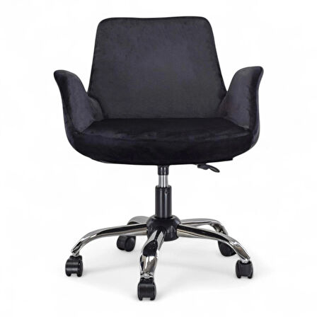 Ev Ofis Çalışma Sandalyesi | Sessiz Tekerlekli, Yüksekliği Ayarlanabilir Koltuk