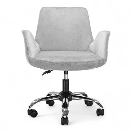 Ev Ofis Çalışma Sandalyesi | Sessiz Tekerlekli, Yüksekliği Ayarlanabilir Koltuk