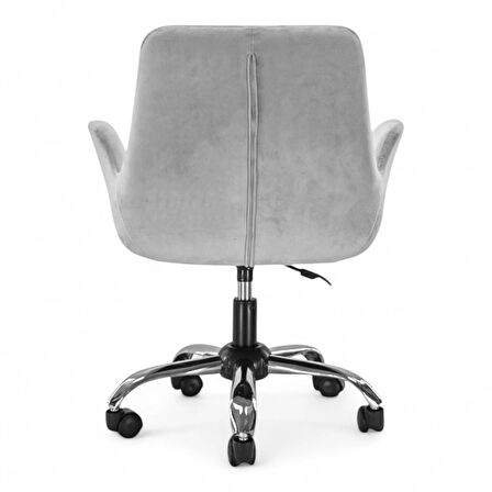 Ev Ofis Çalışma Sandalyesi | Sessiz Tekerlekli, Yüksekliği Ayarlanabilir Koltuk