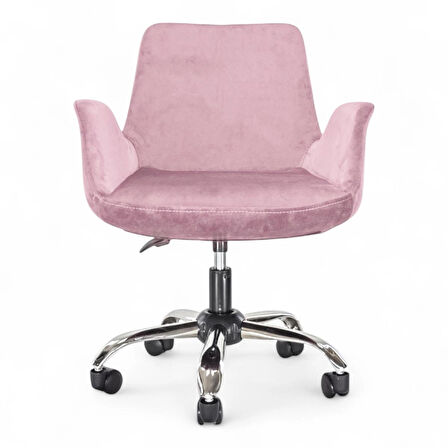 Ev Ofis Çalışma Sandalyesi | Sessiz Tekerlekli, Yüksekliği Ayarlanabilir Koltuk