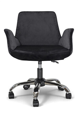 Ev Ofis Çalışma Sandalyesi | Sessiz Tekerlekli, Yüksekliği Ayarlanabilir Koltuk