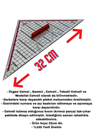 Geoderik Cetvel ve 3'lü Pistole Cetvel Seti