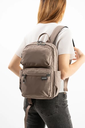 Unisex Suya Dayanıklı Paraşüt Kumaş 5 Bölmeli Laptop Bölmeli Seyahat Ve Okul Çantası Sargın