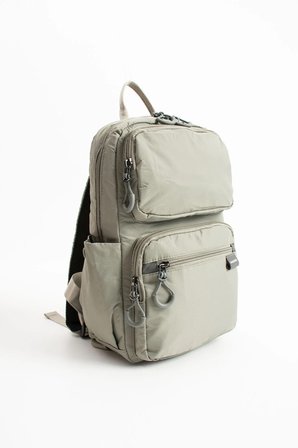 Unisex Suya Dayanıklı Paraşüt Kumaş 5 Bölmeli Laptop Bölmeli Seyahat Ve Okul Çantası sargın
