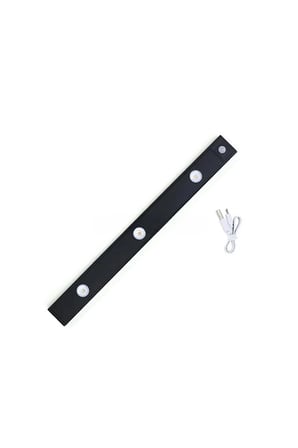 Bella Slim Cabinet Hareket Sensörlü Siyah Dimmerli LED Dolap Lambası
