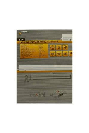 CT-2466 5W 6400K (Beyaz) Ledli Bant Armatür