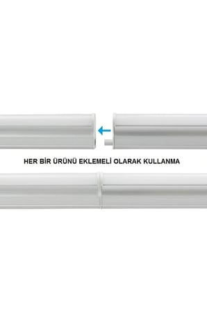 Ct-2466 5w Anahtarlı Eklenebilir Ledli Bant Armatür Günışığı 31,5 Cm