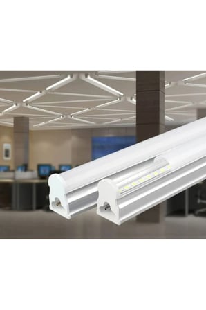 10 Adet Cata Ct 2467 10w Ledli T5 Bant Armatür 6400k Beyaz Işık