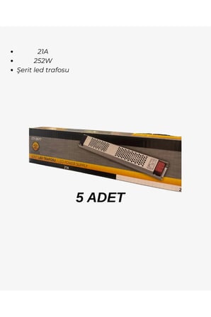 CT-2677 Şerit Led Trafosu 21A - 5’li Paket