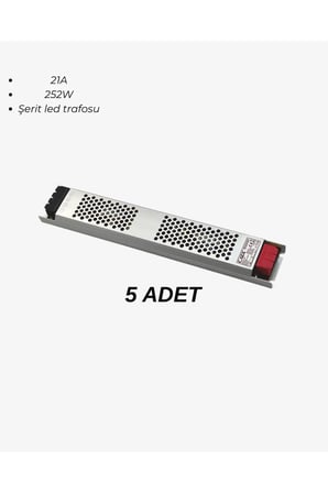 CT-2677 Şerit Led Trafosu 21A - 5’li Paket