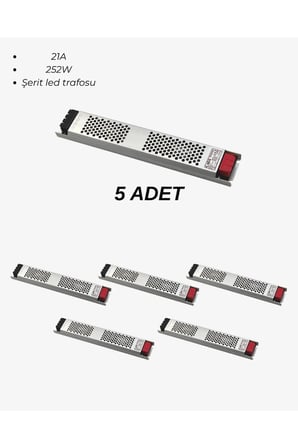 CT-2677 Şerit Led Trafosu 21A - 5’li Paket