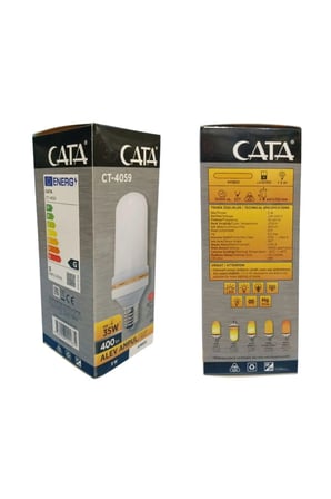 CT-4059 5W LED Alev Efektli Ampul 2 ADET - Şömine Keyfi Amber Işık E27 Duy