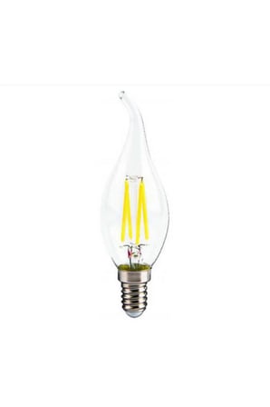 8 ADET Ct-4062g 4w Led Filament Kıvrık Buji Ampül E14 Günışığı