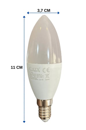 Ct 4079 7W 6400K (Beyaz İ̇Sik) E14 Duylu Led Buji Ampul (10 Adet)