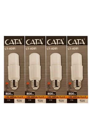 CT-4091 E-27 Özel Tasarım Silindir Şeklinde LED Ampul 8W Yüksek Verimli ışık Orijinal Ürün
