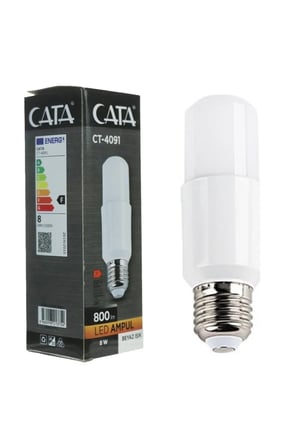 Pil Led Buji Ampul 8W E27 6500K Beyaz Işık