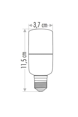 Pil Led Buji Ampul 8W E27 6500K Beyaz Işık