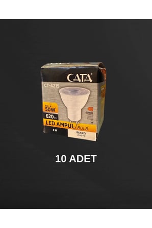 Ct 4215 Led Ampul 8W Gu10 Duy Beyaz İsik 10’Lu Paket