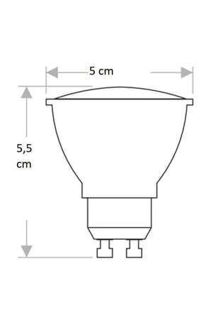 Ct-4215 7w/6400k Gu10 Led Ampul Beyaz-6 Adet