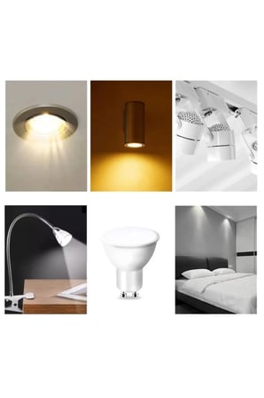 5 ADET 7W LED AMPUL (GU-10) (GÜNIŞIĞI)