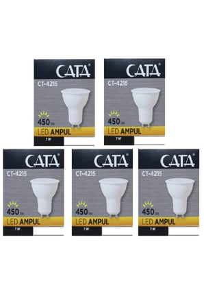 5'Lİ EKONOMİK PAKET 7W LED AMPÜL GU10 CT-4215G GÜNIŞIĞI RENK 3000K