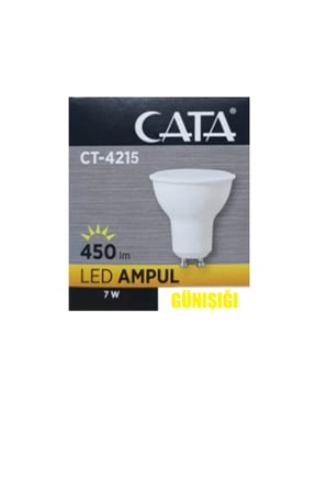 5'Lİ EKONOMİK PAKET 7W LED AMPÜL GU10 CT-4215G GÜNIŞIĞI RENK 3000K