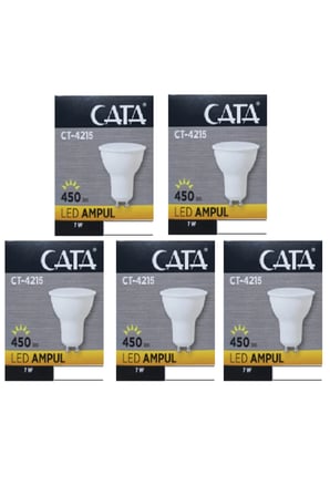 5'Lİ EKONOMİK PAKET 7W LED AMPÜL GU10 CT-4215G GÜNIŞIĞI RENK 3000K