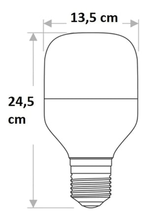 45W 3200K Led Ampul E27 Duylu Beyaz Işık CT-4242B