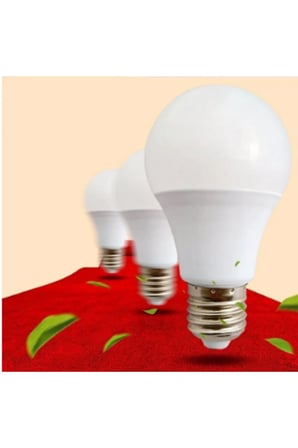 5 ADET 12 W E-27 Duy Beyaz Işık LED Ampul CT-4266-B
