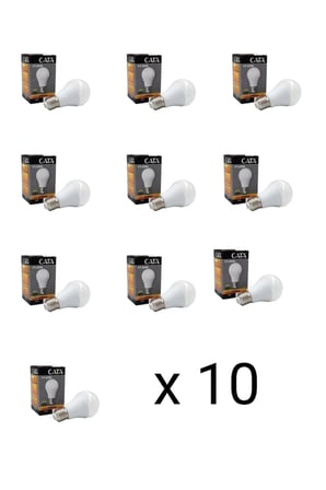 Günışığı Led Ampül 10 Adet 3200k E27 12w Ct-4266